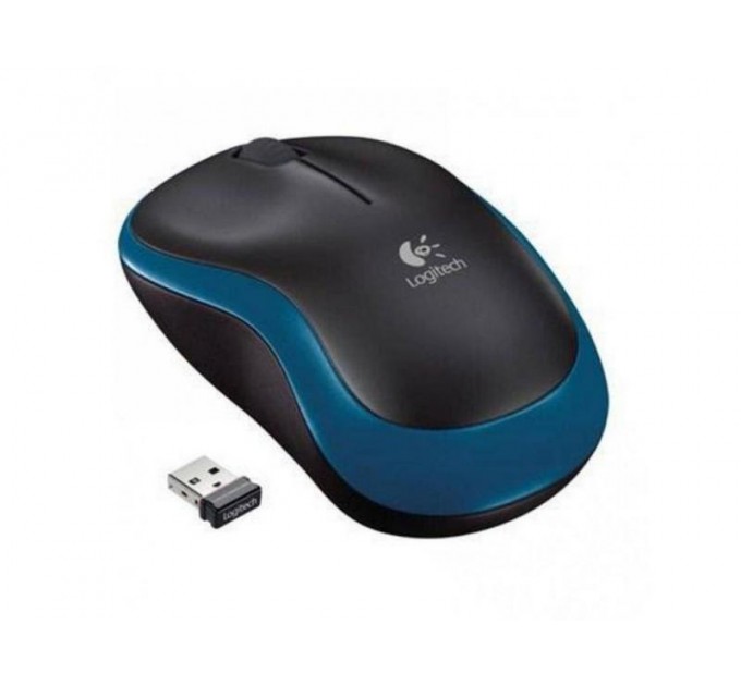 Logitech Миша бездротова Logitech M185 Blue (910-002236)