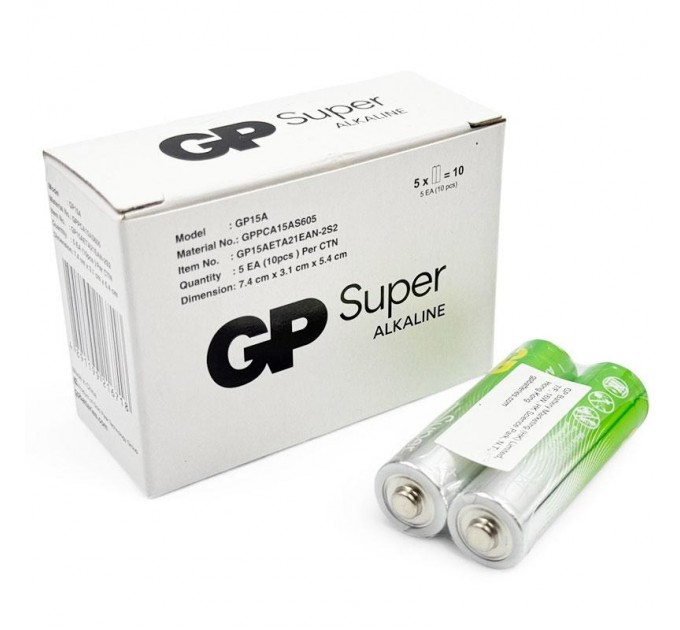 Gp Батарейка GP Super Alkaline AA/LR06 10шт