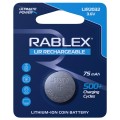 Rablex Акумулятор Rablex LIR2032 3.6V 75mAh (RLIR2032)
