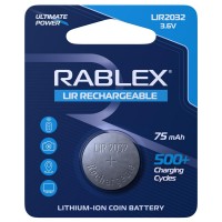 Акумулятор Rablex LIR2032 3.6V 75mAh (RLIR2032)