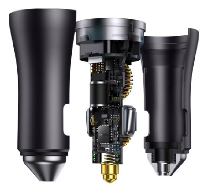 Baseus Зарядний пристрій Baseus Golden Contactor Pro Type-С/Type-C Dark Grey (CGJP000013)