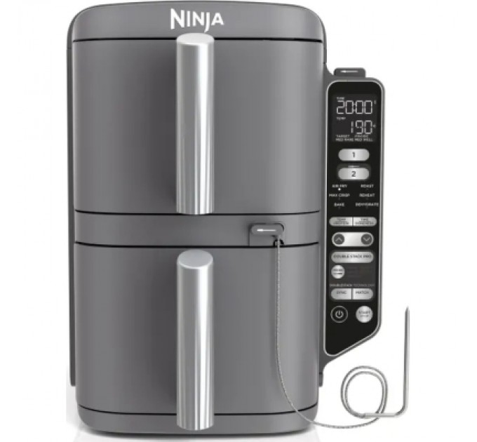 Ninja Мультипіч Ninja Double Stack XL 2-Level Hot Air Fryer 9,5 л with Smart Cook System (SL451EU)