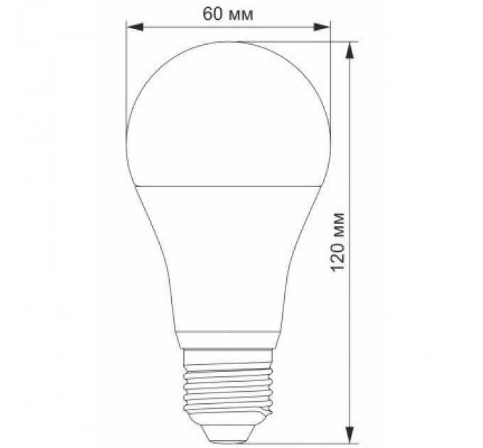 Videx Лампочка Videx A65e 15W E27 4100K (VL-A65e-15274)