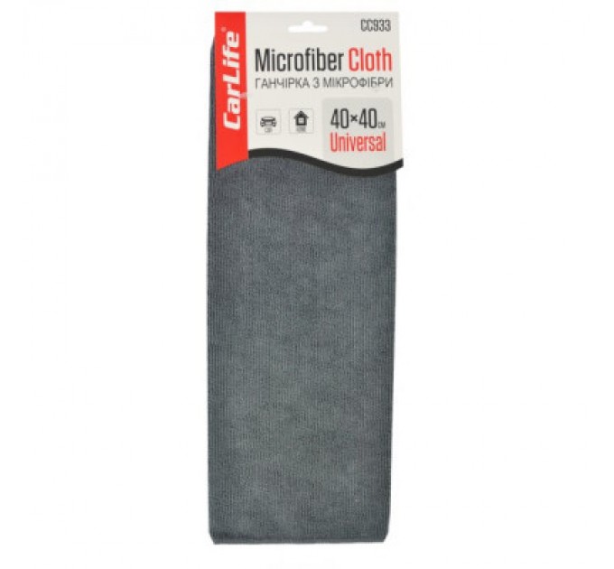 CarLife Автомобільна серветка CarLife 40*40 см сіра (CC933)