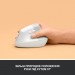 Logitech Мишка Logitech Lift Vertical Ergonomic Wireless/Bluetooth White (910-006475)