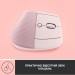 Logitech Мишка Logitech Lift Vertical Ergonomic Wireless/Bluetooth Rose (910-006478)