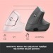 Logitech Мишка Logitech Lift Vertical Ergonomic Wireless/Bluetooth Rose (910-006478)