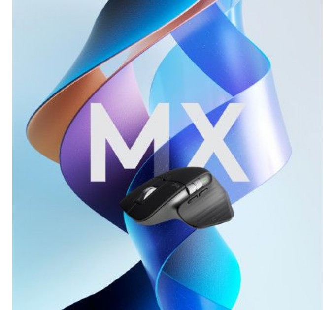 Logitech Мишка Logitech MX Master 3S Performance Wireless Mouse Bluetooth Graphite (910-006559)