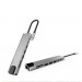 XoKo Концентратор XoKo Type-C to RJ45+HDMI+2xUSB 3.0+ TF,SD reader+ PD Type-C+ Type (XK-AC550-SL)