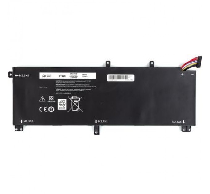 PowerPlant Акумулятор до ноутбука PowerPlant DELL XPS 15 9530 (T0TRM) 11.1V 61Wh (NB441051)