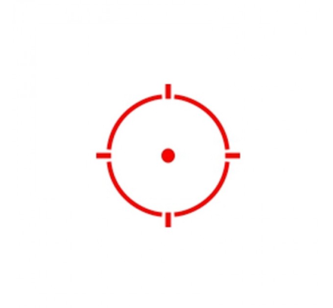 Holosun Коліматорний приціл Holosun DRS-NV з нічним баченням точка 2 MOA + коло 65 МОА (червоний) (DRS-NV)