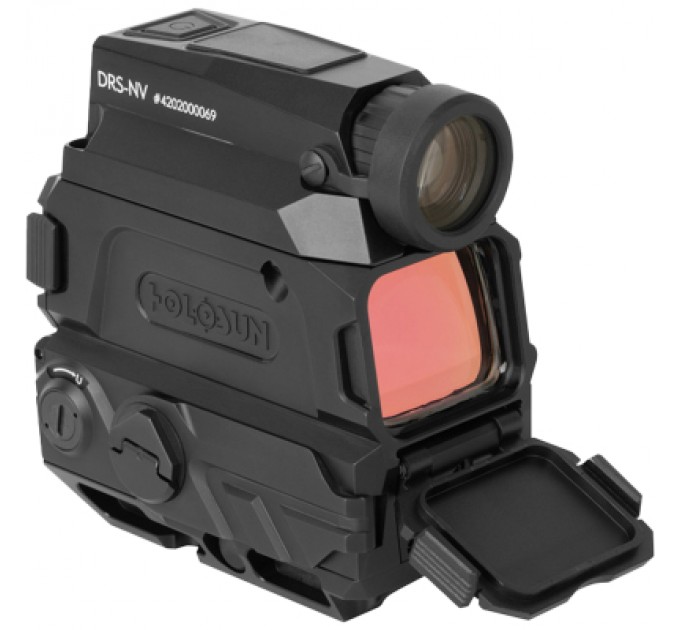Holosun Коліматорний приціл Holosun DRS-NV з нічним баченням точка 2 MOA + коло 65 МОА (червоний) (DRS-NV)