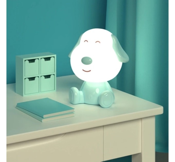 Kite Нічник Kite Світильник LED з акумулятором Doggy, блакитний (K24-491-3-3)