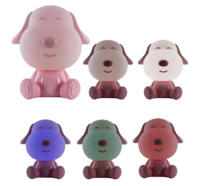 Kite Нічник Kite Світильник LED з акумулятором Doggy, рожевий (K24-491-3-2)