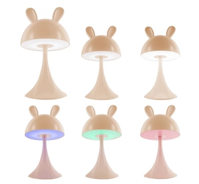 Kite Нічник Kite Світильник LED з акумулятором Simple Bunny, персиковий (K25-317-1-4)