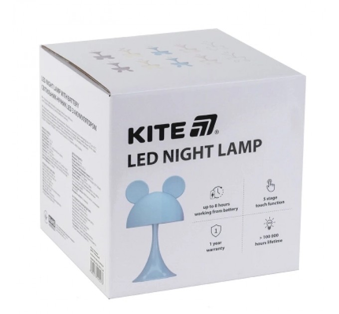 Kite Нічник Kite Світильник LED з акумулятором Simple Bunny, персиковий (K25-317-1-4)