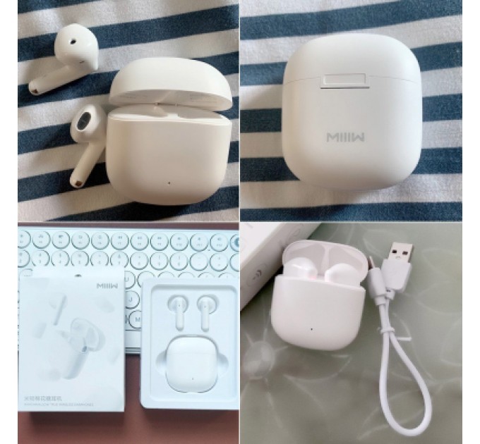 Xiaomi Навушники Xiaomi TWS MiiiW TWS Wireless Earbuds Marshmallow White (MWTW03)
