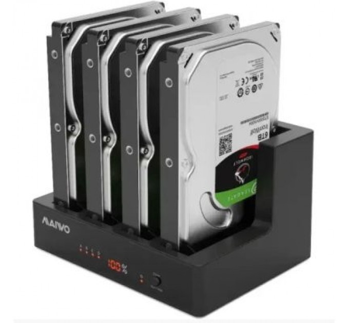 Maiwo Док-станція для накопичувачів Maiwo 4*HDD 2,5"/3,5" SATA/SSD USB3.0 (K3094A)