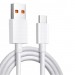 Dengos Дата кабель USB 2.0 AM to USB-C 1.0m 6A white Dengos (PLS-TC-6A-WHITE)
