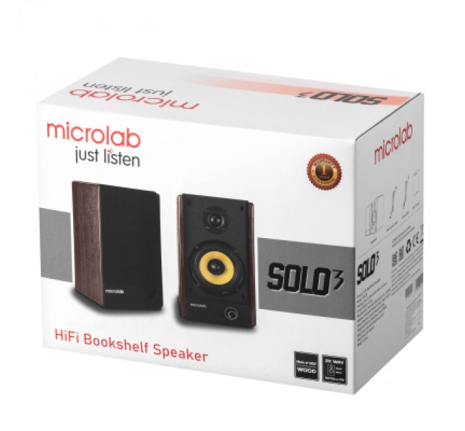 Microlab Акустична система Microlab SOLO 3 40W Brown (SOLO-3BR)