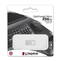 USB флеш накопичувач Kingston 256GB DataTraveler Micro USB 3.2 (DTMC3G2/256GB)