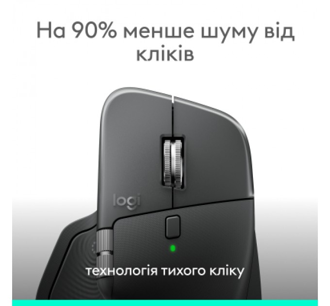 Logitech Мишка Logitech MX Master 4 for Business Wireless/Bluetooth Graphite (910-007617)