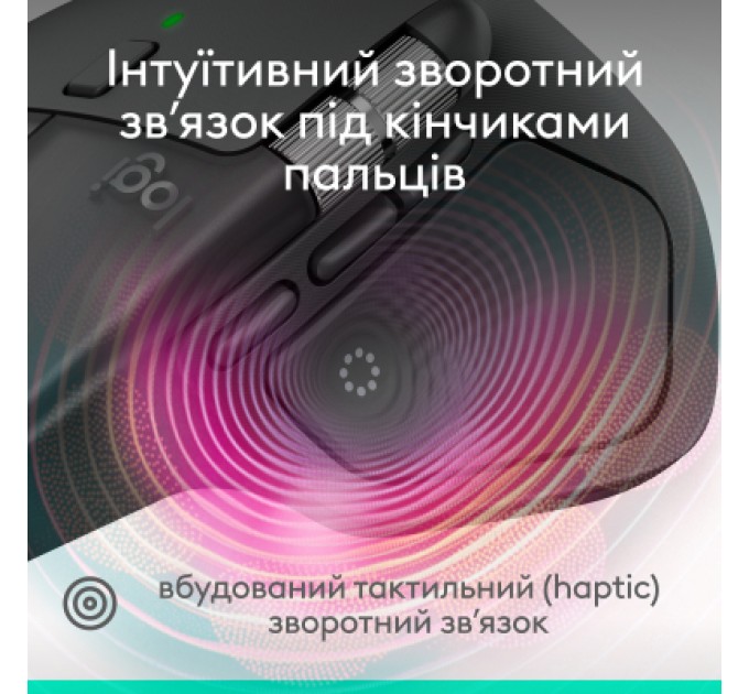 Logitech Мишка Logitech MX Master 4 for Business Wireless/Bluetooth Graphite (910-007617)