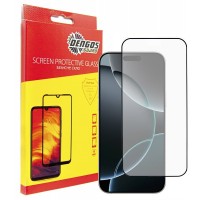 Скло захисне Dengos Full Glue iPhone 16 Pro (black) (TGFG-367)