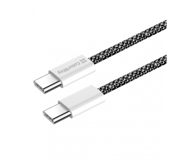 ColorWay Кабель ColorWay USB Type-C - USB Type-C (M/M), 3.0 А, 2 м, Black (CW-CBPDCC068-BK)