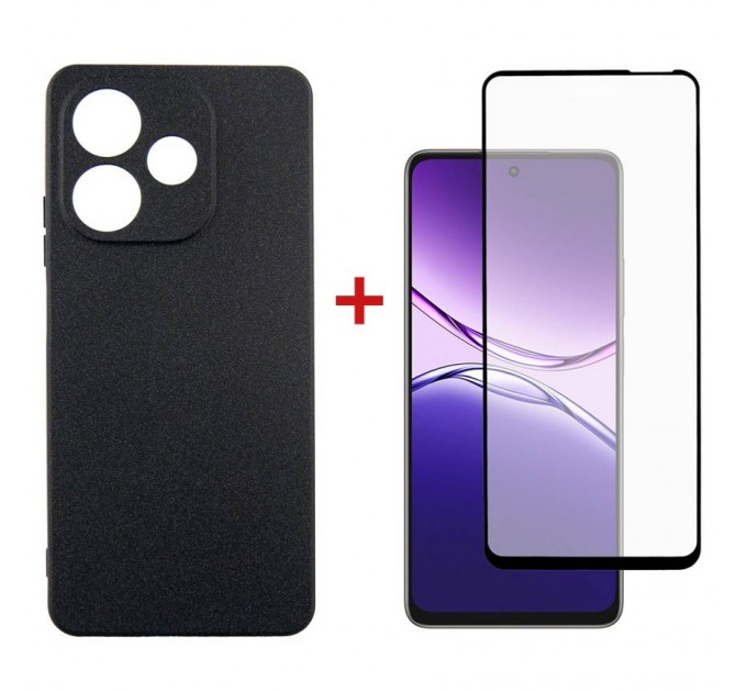 Dengos Чохол-накладка Dengos для Oppo A5 Pro Black Full Glue (DG-KM-150) + захисне скло