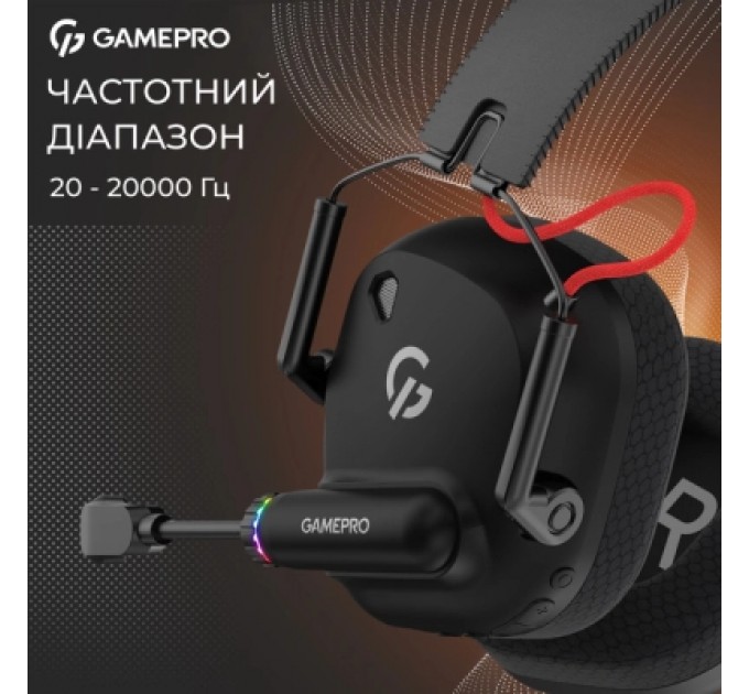 GamePro Навушники GamePro Genesis Mercury Pro 3-Mode Black (HSW120B)