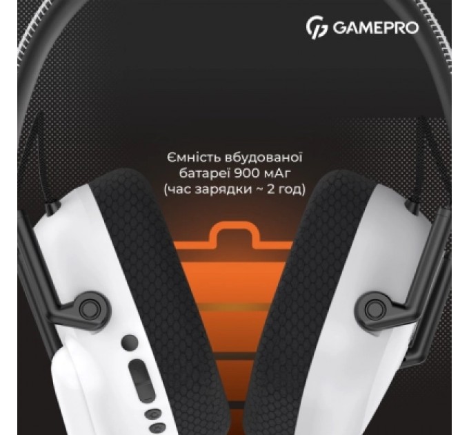 GamePro Навушники GamePro Genesis Mercury Pro 3-Mode White (HSW120W)