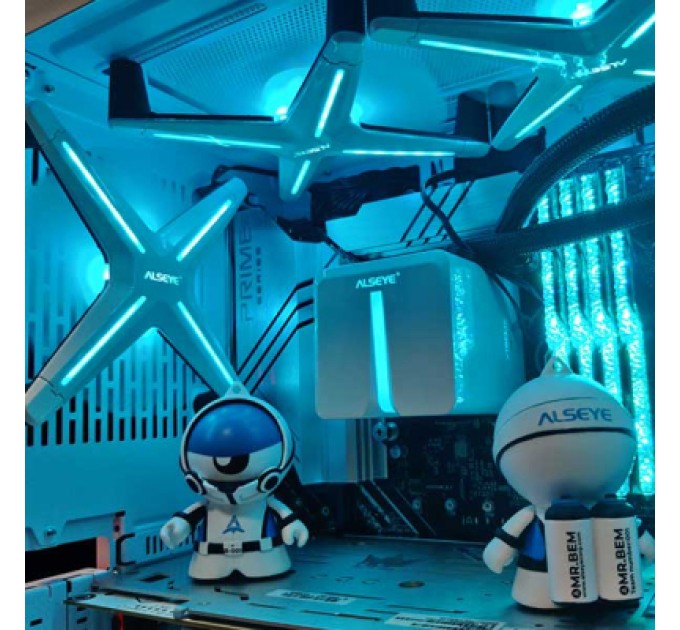 Alseye Кулер до корпусу Alseye X12 (Gray Push) (AS.04.03.0022)