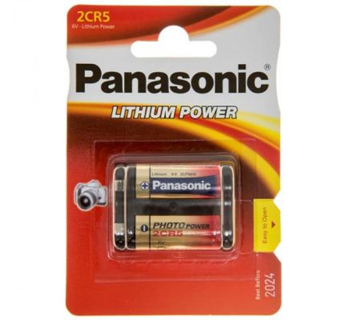 Panasonic Батарейка Panasonic 2CR5 * 1 LITHIUM (2CR-5L/1BP)