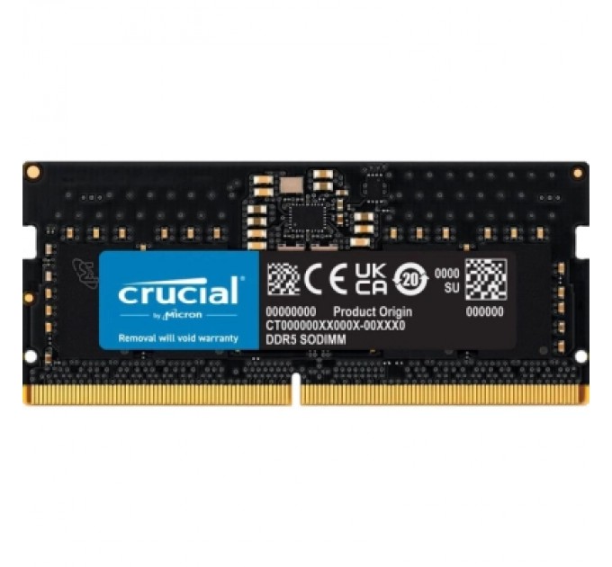 Micron Модуль пам'яті для ноутбука SoDIMM DDR5 8GB 4800 MHz Micron (CT8G48C40S5T) Micron Модуль пам'яті для ноутбука SoDIMM DDR5 8GB 4800 MHz Micron (CT8G48C40S5T)