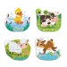 DoDo Пазл DoDo 4 в 1 Baby puzzle. День на фермі (300687)