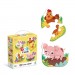 DoDo Пазл DoDo 4 в 1 Baby puzzle. Сільські тварини (300686)