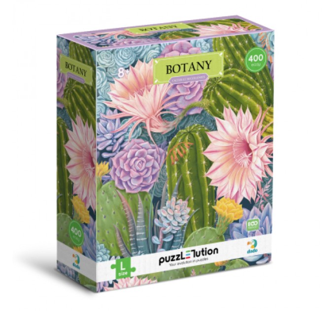 DoDo Пазл DoDo Easy-L Ботаніка. Кактуси та сукуленти (300613)