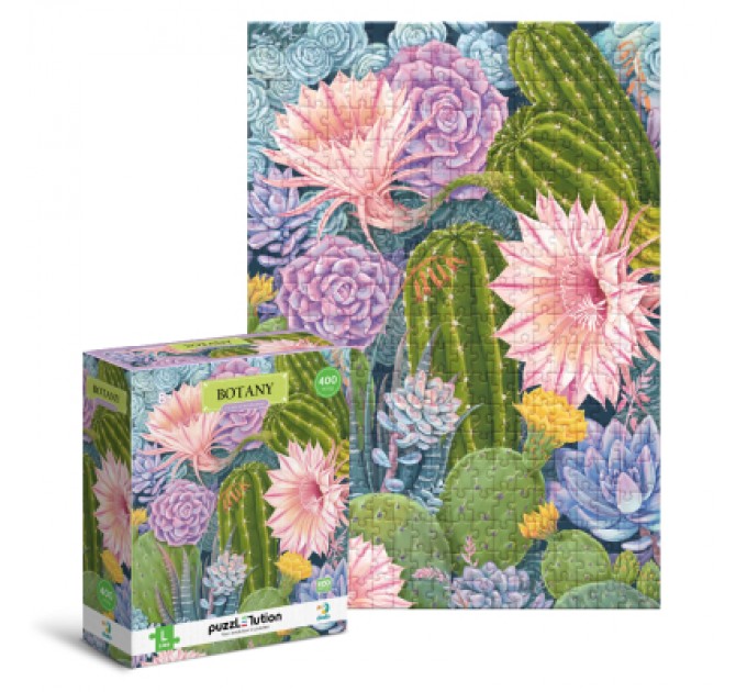 DoDo Пазл DoDo Easy-L Ботаніка. Кактуси та сукуленти (300613)