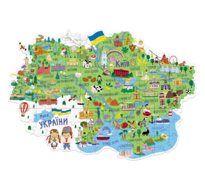 DoDo Пазл DoDo Мапа України (300267)