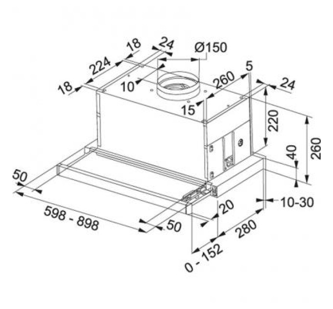 Franke Витяжка кухонна Franke Maxima FTC 626 XSL (110.0275.345)