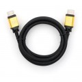 Vinga Кабель мультимедійний HDMI to HDMI 1.8 m metal V2.0 Vinga (VCPDCHDMI2VMM1.8BK)
