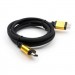 Vinga Кабель мультимедійний HDMI to HDMI 1.8 m metal V2.0 Vinga (VCPDCHDMI2VMM1.8BK)