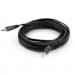 Vinga Кабель мультимедійний Jack 3.5mm 5 m MM 3С Vinga (VCPDCJ35MM5BK)
