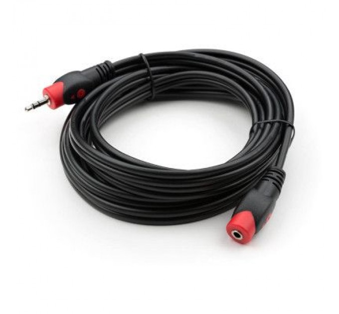 Vinga Кабель мультимедійний Jack 3.5mm M/F 3 m Vinga (VCPDCJ35MF3BK)