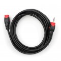 Vinga Кабель мультимедійний Jack 3.5mm M/F 3 m Vinga (VCPDCJ35MF3BK)