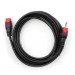 Vinga Кабель мультимедійний Jack 3.5mm M/F 3 m Vinga (VCPDCJ35MF3BK)