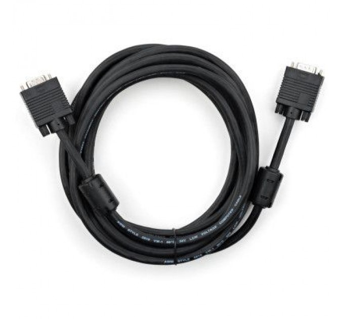Vinga Кабель мультимедійний VGA 5 m MM ferrite Vinga (VCPDCVGAMM5MBK)