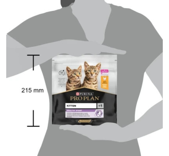 Purina Pro Plan Сухий корм для кішок Purina Pro Plan Original Kitten з куркою 400 г (7613036545099)
