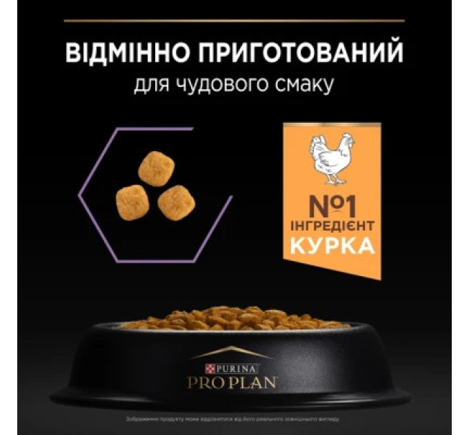 Purina Pro Plan Сухий корм для кішок Purina Pro Plan Original Kitten з куркою 400 г (7613036545099)
